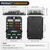 imageNilight 12V24V Camping Electrical System Centre Battery Power Control Box Fuse Block Switches Cigar Socket Voltmeter USB Charger Anderson Connector Ideal for RV Car Canopy Caravan Camper Trailer Van6Way Fuse Block wRelay