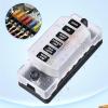 imageNilight 12V24V Camping Electrical System Centre Battery Power Control Box Fuse Block Switches Cigar Socket Voltmeter USB Charger Anderson Connector Ideal for RV Car Canopy Caravan Camper Trailer Van6 Way Fuse Block