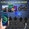 imageNilight 12V24V Camping Electrical System Centre Battery Power Control Box Fuse Block Switches Cigar Socket Voltmeter USB Charger Anderson Connector Ideal for RV Car Canopy Caravan Camper Trailer Van12V24V Camping Electrical System Box