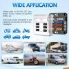 imageNilight 12V24V Camping Electrical System Centre Battery Power Control Box Fuse Block Switches Cigar Socket Voltmeter USB Charger Anderson Connector Ideal for RV Car Canopy Caravan Camper Trailer Van6Way Fuse Block