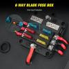 imageNilight 12V24V Camping Electrical System Centre Battery Power Control Box Fuse Block Switches Cigar Socket Voltmeter USB Charger Anderson Connector Ideal for RV Car Canopy Caravan Camper Trailer Van12V24V Camping Electrical System Box