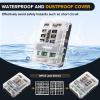 imageNilight 12V24V Camping Electrical System Centre Battery Power Control Box Fuse Block Switches Cigar Socket Voltmeter USB Charger Anderson Connector Ideal for RV Car Canopy Caravan Camper Trailer Van6Way Fuse Block wRelay