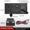 imageNilight 12V24V Camping Electrical System Centre Battery Power Control Box Fuse Block Switches Cigar Socket Voltmeter USB Charger Anderson Connector Ideal for RV Car Canopy Caravan Camper Trailer Van12V 24V Mini Power Box