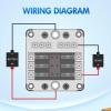 imageNilight 12V24V Camping Electrical System Centre Battery Power Control Box Fuse Block Switches Cigar Socket Voltmeter USB Charger Anderson Connector Ideal for RV Car Canopy Caravan Camper Trailer Van6Way Fuse Block