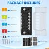 imageNilight 12V24V Camping Electrical System Centre Battery Power Control Box Fuse Block Switches Cigar Socket Voltmeter USB Charger Anderson Connector Ideal for RV Car Canopy Caravan Camper Trailer Van6 Way Fuse Block
