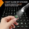 imageNilight 249PCS Night Glow Sticker for Rocker Switch Panel DIY Luminous Pattern Text Label in The Dark Toggle for Dashboard Boat RV Car Truck Vehicle
