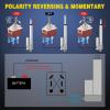 imageNilight 3PCS White LED Toggle Switches 12V 20A 3 Pin 2 Position ON Off SPST Heavy Duty Rocker Switch for Auto Car Marine RV Vehicles Truck Boat Dash2PCS Momentary onoffOn