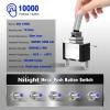 imageNilight 3PCS White LED Toggle Switches 12V 20A 3 Pin 2 Position ON Off SPST Heavy Duty Rocker Switch for Auto Car Marine RV Vehicles Truck Boat Dash3PCS LED Switch Blue