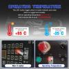 imageNilight 3PCS White LED Toggle Switches 12V 20A 3 Pin 2 Position ON Off SPST Heavy Duty Rocker Switch for Auto Car Marine RV Vehicles Truck Boat Dash3PCS LED Switch Red