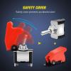 imageNilight 3PCS White LED Toggle Switches 12V 20A 3 Pin 2 Position ON Off SPST Heavy Duty Rocker Switch for Auto Car Marine RV Vehicles Truck Boat Dash5PCS Switch wRed Cover