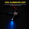 imageNilight 3PCS White LED Toggle Switches 12V 20A 3 Pin 2 Position ON Off SPST Heavy Duty Rocker Switch for Auto Car Marine RV Vehicles Truck Boat Dash5PCS Led Switch Blue
