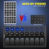 imageNilight 6 Gang Rocker Switch Panel Waterproof PreWired Aluminum Power Control Marine Panels with PD Type C and USB Cigarette Lighter Socket Voltmeter 12V 24V ON Off Switches for Car Trucks Boats RVsBlue