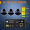 imageNilight 8 Gang Rocker Switch Panel Waterproof PreWired Marine with Resettable Circuit Breaker LED Backlight 5A 10A 15A Breakers 12V 24V ON Off 3 PIN Toggle Switches for Car Truck Boat RVPower Control Blue