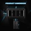 imageNilight 90011D Rocker Switch Holder Panel Switch Holder housing Kit ABS Plastic Black Automotive Mount Toggle Switch housing Pack of 4 2 Years Warranty 4PCS Switch Panel4PCS Switch Panel