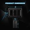imageNilight 90011D Rocker Switch Holder Panel Switch Holder housing Kit ABS Plastic Black Automotive Mount Toggle Switch housing Pack of 4 2 Years Warranty 4PCS Switch Panel3PCS Switch Panel