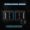 imageNilight 90011D Rocker Switch Holder Panel Switch Holder housing Kit ABS Plastic Black Automotive Mount Toggle Switch housing Pack of 4 2 Years Warranty 4PCS Switch Panel4PCS Switch Panel