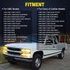 imageNilight Headlight Dimmer Switch Compatible with 1999 2000 2001 2002 Suburban Tahoe GMC Sierra 1500 2500 Chevy Silverado 3500 with Yellowish LED LightChevyGMC CK 19951999