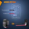 imageNilight Marine Rocker Switch Toggle Switch 2 Pin On Off SPST Switches 20A12V 10A24V Waterproof Switch with Jumper Wires Set for Cars Trucks Boats ATVs UTVs RVs2 Pin On Off Rocker Switch
