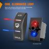 imageNilight Marine Rocker Switch Toggle Switch 2 Pin On Off SPST Switches 20A12V 10A24V Waterproof Switch with Jumper Wires Set for Cars Trucks Boats ATVs UTVs RVsAuto Manual Rocker Switch