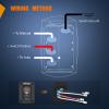 imageNilight Marine Rocker Switch Toggle Switch 2 Pin On Off SPST Switches 20A12V 10A24V Waterproof Switch with Jumper Wires Set for Cars Trucks Boats ATVs UTVs RVsAuto Manual Rocker Switch
