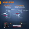 imageNilight Marine Rocker Switch Toggle Switch 2 Pin On Off SPST Switches 20A12V 10A24V Waterproof Switch with Jumper Wires Set for Cars Trucks Boats ATVs UTVs RVsRed