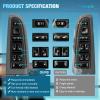 imageNilight Power Master Window Switch Compatible with 1999 2000 2001 2002 Chevy Silverado 1500 2500 HD GMC Sierra 3500 Windows Control SwitchesCadillacChevroletGMC 20032006 wBezel