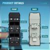 imageNilight Power Master Window Switch Compatible with 1999 2000 2001 2002 Chevy Silverado 1500 2500 HD GMC Sierra 3500 Windows Control SwitchesChryslerDodge Avenger 20112013