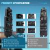 imageNilight Power Master Window Switch Compatible with 1999 2000 2001 2002 Chevy Silverado 1500 2500 HD GMC Sierra 3500 Windows Control SwitchesJeep Cherokee 19972001