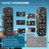 imageNilight Power Master Window Switch Compatible with 1999 2000 2001 2002 Chevy Silverado 1500 2500 HD GMC Sierra 3500 Windows Control SwitchesTownCountry Grand Caravan 20082009