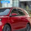 imageNilight in Channel Window Visors for Chevrolet Chevy Malibu 20162024 2025 Side Window Deflectors Rain Guards Smoke Tint Reduce Wind Noise Car Wash Safe 4PCSChevy Equinox 20182024