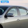 imageNilight in Channel Window Visors for Chevrolet Chevy Malibu 20162024 2025 Side Window Deflectors Rain Guards Smoke Tint Reduce Wind Noise Car Wash Safe 4PCSChevy Malibu 20162025