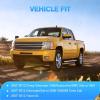 imageNilight in Channel Window Visors for Chevrolet Chevy Malibu 20162024 2025 Side Window Deflectors Rain Guards Smoke Tint Reduce Wind Noise Car Wash Safe 4PCSChevy Silverado 1500 20072013