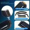 imageNilight in Channel Window Visors for Chevrolet Chevy Malibu 20162024 2025 Side Window Deflectors Rain Guards Smoke Tint Reduce Wind Noise Car Wash Safe 4PCSSilveradoSierra 1500 Crew Cab 20142018