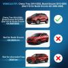 imageNilight in Channel Window Visors for Chevrolet Chevy Malibu 20162024 2025 Side Window Deflectors Rain Guards Smoke Tint Reduce Wind Noise Car Wash Safe 4PCSChevy Trax 20142022