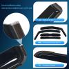 imageNilight in Channel Window Visors for Chevrolet Chevy Malibu 20162024 2025 Side Window Deflectors Rain Guards Smoke Tint Reduce Wind Noise Car Wash Safe 4PCSChevy Trax 20142022