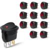 12PCS Switch Red
