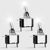 3PCS LED Switch White
