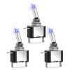 3PCS LED Switch Blue
