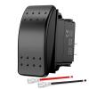 imageNilight Marine Rocker Switch Toggle Switch 2 Pin On Off SPST Switches 20A12V 10A24V Waterproof Switch with Jumper Wires Set for Cars Trucks Boats ATVs UTVs RVs2 Pin On Off Rocker Switch