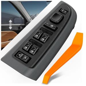 imageNilight Power Master Window Switch Compatible with 1999 2000 2001 2002 Chevy Silverado 1500 2500 HD GMC Sierra 3500 Windows Control SwitchesCadillacChevroletGMC 20032006 wBezel