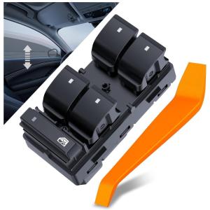 imageNilight Power Master Window Switch Compatible with 1999 2000 2001 2002 Chevy Silverado 1500 2500 HD GMC Sierra 3500 Windows Control SwitchesGMC Acadia 20072016