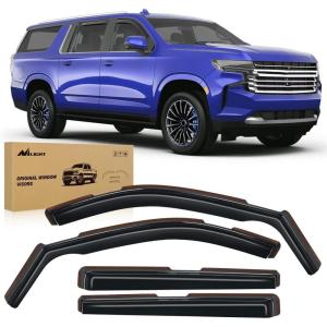 imageNilight in Channel Window Visors for Chevrolet Chevy Malibu 20162024 2025 Side Window Deflectors Rain Guards Smoke Tint Reduce Wind Noise Car Wash Safe 4PCSChevy Suburban 20212026