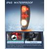 imageNilight Headlight and Taillight Assembly Combo Compatible with 2004 2005 2006 2007 2008 2009 2010 2011 2012 Chevy Colorado GMC Canyon OE Style Black Housing Amber Reflector with Red Tail LightSmoke RedPassenger Side