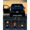 imageNilight Headlight and Taillight Assembly Combo Compatible with 2004 2005 2006 2007 2008 2009 2010 2011 2012 Chevy Colorado GMC Canyon OE Style Black Housing Amber Reflector with Red Tail LightSmoke RedPassenger Side