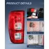 imageNilight Tail Light Assembly Compatible with 2019 2020 2021 2022 2023 Ford Ranger XL wo Blind Spot Halogen Type Rear Taillight Lamp Replacement OE Style Right Passenger SidePair of Driver and Passenger Side