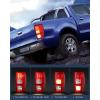 imageNilight Tail Light Assembly Compatible with 2019 2020 2021 2022 2023 Ford Ranger XL wo Blind Spot Halogen Type Rear Taillight Lamp Replacement OE Style Right Passenger SidePassenger Side