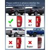 imageNilight Tail Light Assembly Compatible with 2019 2020 2021 2022 2023 Ford Ranger XL wo Blind Spot Halogen Type Rear Taillight Lamp Replacement OE Style Right Passenger SidePassenger Side