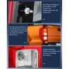 imageNilight Tail Light Assembly Compatible with 2019 2020 2021 2022 2023 Ford Ranger XL wo Blind Spot Halogen Type Rear Taillight Lamp Replacement OE Style Right Passenger SideDriver Side