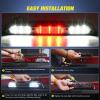 imageNilight Tail light  3rd Third Brake Light Assembly Compatible with 2015 2016 2017 Ford F150 F150 Taillight with High Mount Stop Brake Rear Cargo Lamp
