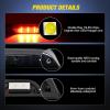 imageNilight Tail light  3rd Third Brake Light Assembly Compatible with 2015 2016 2017 Ford F150 F150 Taillight with High Mount Stop Brake Rear Cargo Lamp